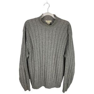 Vintage Preswick & Moore Sweater Mens Size XL Heavyweight Mock Turtleneck